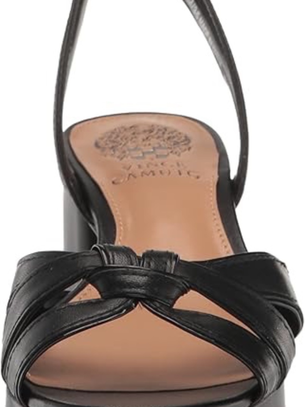 VINCE CAMUTO PLATFORM VS-FREESIE LEATHER SANDALS SIZE 7.5 - Picture 6 of 12